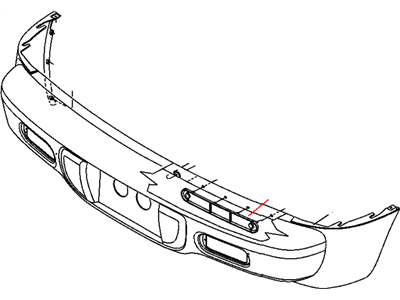 Mopar 5127616AA Rear Bumper Cover