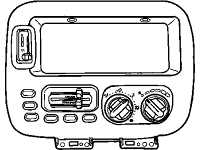 Mopar 4677666 Air Conditioning And Heater Control