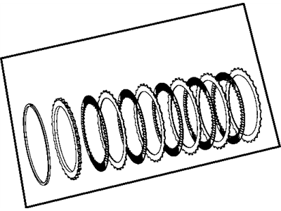 Mopar 68028668AA Package-B3 Brake Clutch Stack Up