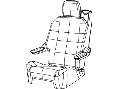 Mopar 68049981AA Frame-Rear Seat Cushion