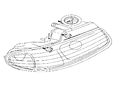 Mopar 5014535AA Headlamp