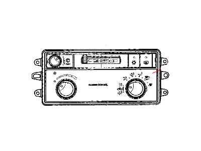 Mopar 55057281AB Air Conditioner And Heater Control