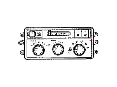 Mopar 55057280AB Air Conditioner Heat Climate Temperature Control