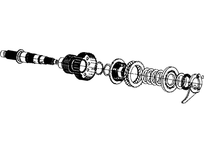 Mopar 68071221AB MAINSHAFT-Transfer Case