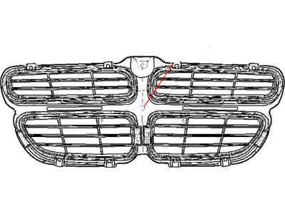 Dodge Stratus Grille - 4805900AA