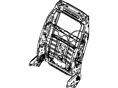 Mopar 4610144AB Frame-Front Seat Back