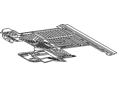 Mopar 5104264AA Mat-Front Floor