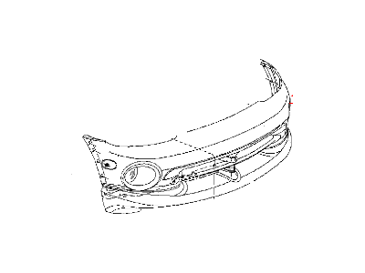 Mopar 5014539AB Front Bumper Cover