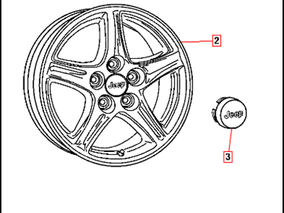 2008 Dodge Durango Spare Wheel - 82210156