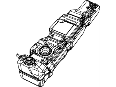 Mopar 68156128AA Fuel Tank