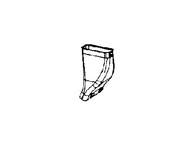 Mopar 5058417AA Duct-Instrument Panel