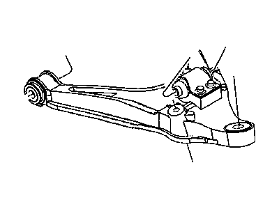 Dodge Viper Control Arm Bushing - 4848052AB