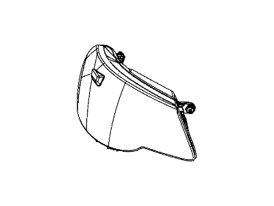 Mopar 5182590AC Headlight Right