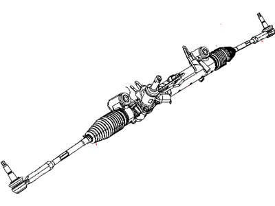 2012 Dodge Charger Rack And Pinion - R4584571AD