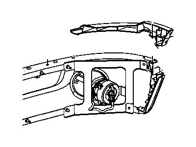 Mopar 68044623AA Bracket-Front Bumper Side