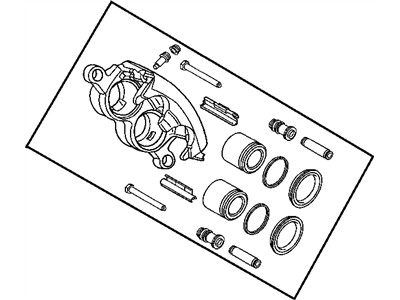 Mopar 5134582AA CALIPER-Disc Brake