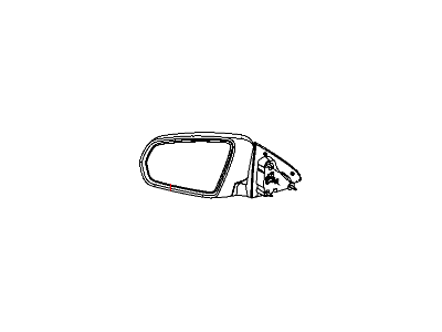 Mopar 1AL021KGAB Outside Rearview Electric Heated Mirror