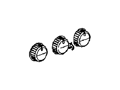 Mopar 5139834AA Knob-A/C And Heater Control - Ro