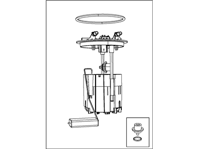 Mopar 68060507AB Fuel Pump/Level Unit Module Kit