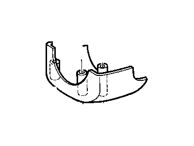 Mopar WD98ZJ8AA SHROUD-Steering Column