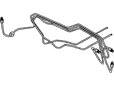 2001 Dodge Neon Brake Line - 5066871AA