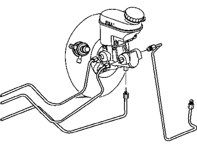 2001 Dodge Neon Brake Line - 5066873AA