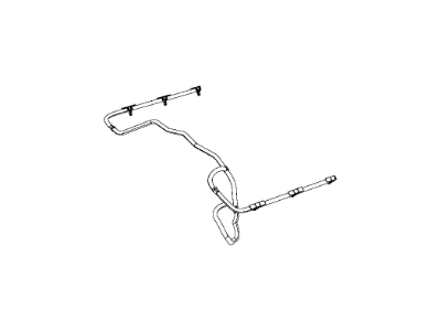 Mopar 68211305AA Tube-Fuel Return