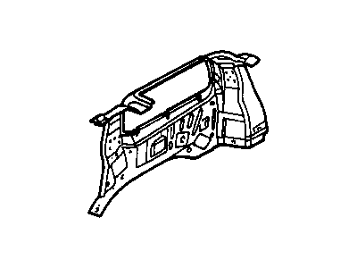 Mopar 55256261AG Quarter Panel-Quarter Inner