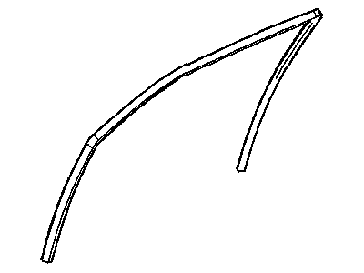 Mopar 5065180AD WEATHERSTRIP-Front Door Glass