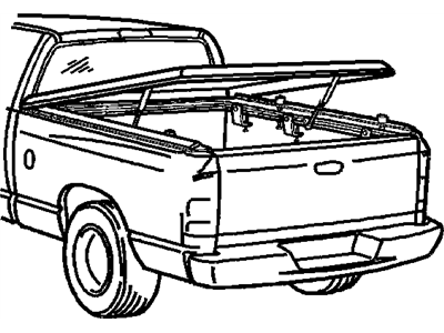 Mopar 5018067AA Gas Prop-TONNEAU-Hard