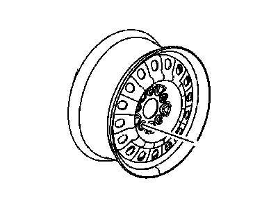 Mopar 4743262AB Wheel Rim Steel Spare