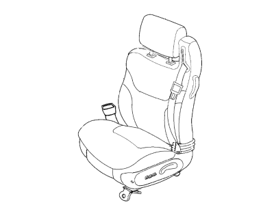 Mopar YC001T5AA Front Seat Back Cover