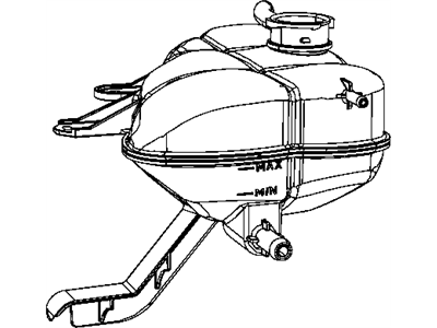 Mopar 55037999AF Bottle-COOLANT Recovery