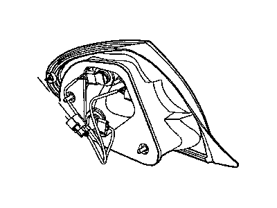 Mopar 5288529AH Lamp-Tail Stop Turn