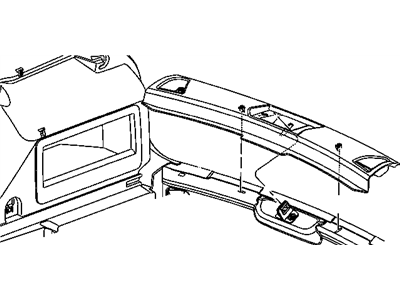 Mopar YF39XDVAD Molding-Rear Door SCUFF