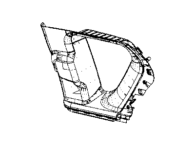 Mopar YF70DW1AB Molding-C Pillar