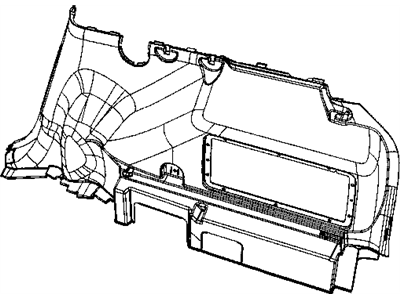 Mopar YF67XDVAB Panel-Quarter Trim