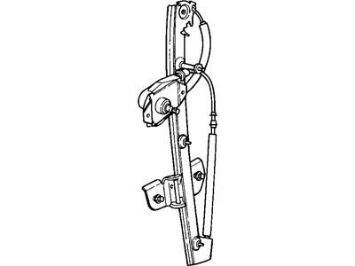 Mopar 5278399AA Front Door Window Regulator