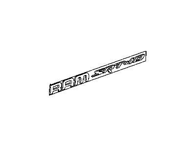 Mopar 5029641AB Nameplate