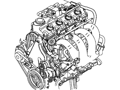 2002 Dodge Neon Brake Booster Vacuum Hose - 5273970AA