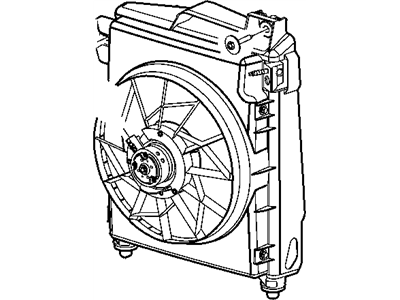 Mopar 68004163AA Fan MODUL-CONDENSER Cooling