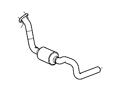 2006 Dodge Durango Exhaust Pipe - 52855505AB