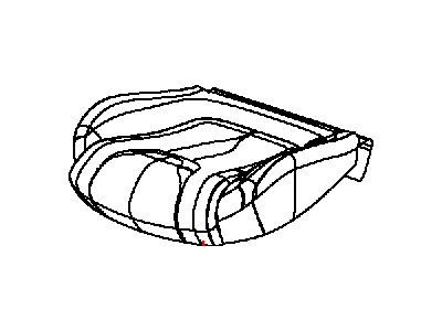 Mopar 5LJ17LR5AB Front Seat Cushion Cover