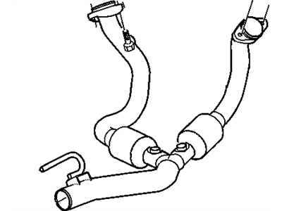 2004 Jeep Grand Cherokee Catalytic Converter - 52080439AA