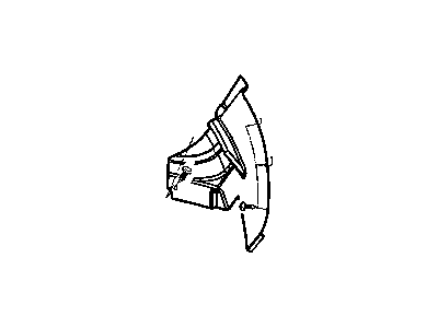 Mopar 4724717AA Shield-Splash