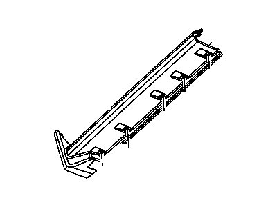 Mopar 5116127AA Molding-Side SILL