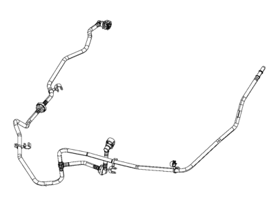 2020 Jeep Wrangler Brake Booster Vacuum Hose - 68289581AD