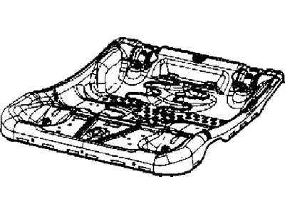 Mopar 5183324AA Frame-Seat Cushion