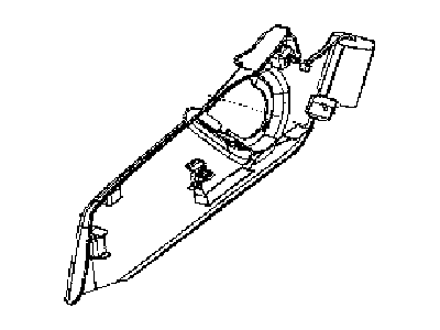 Mopar 1DQ301KAAA Shield-Passenger OUTBOARD