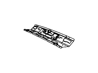 Mopar 55360911AA Header-Roof Rear